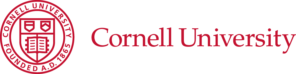 bold cornell logo cmyk red